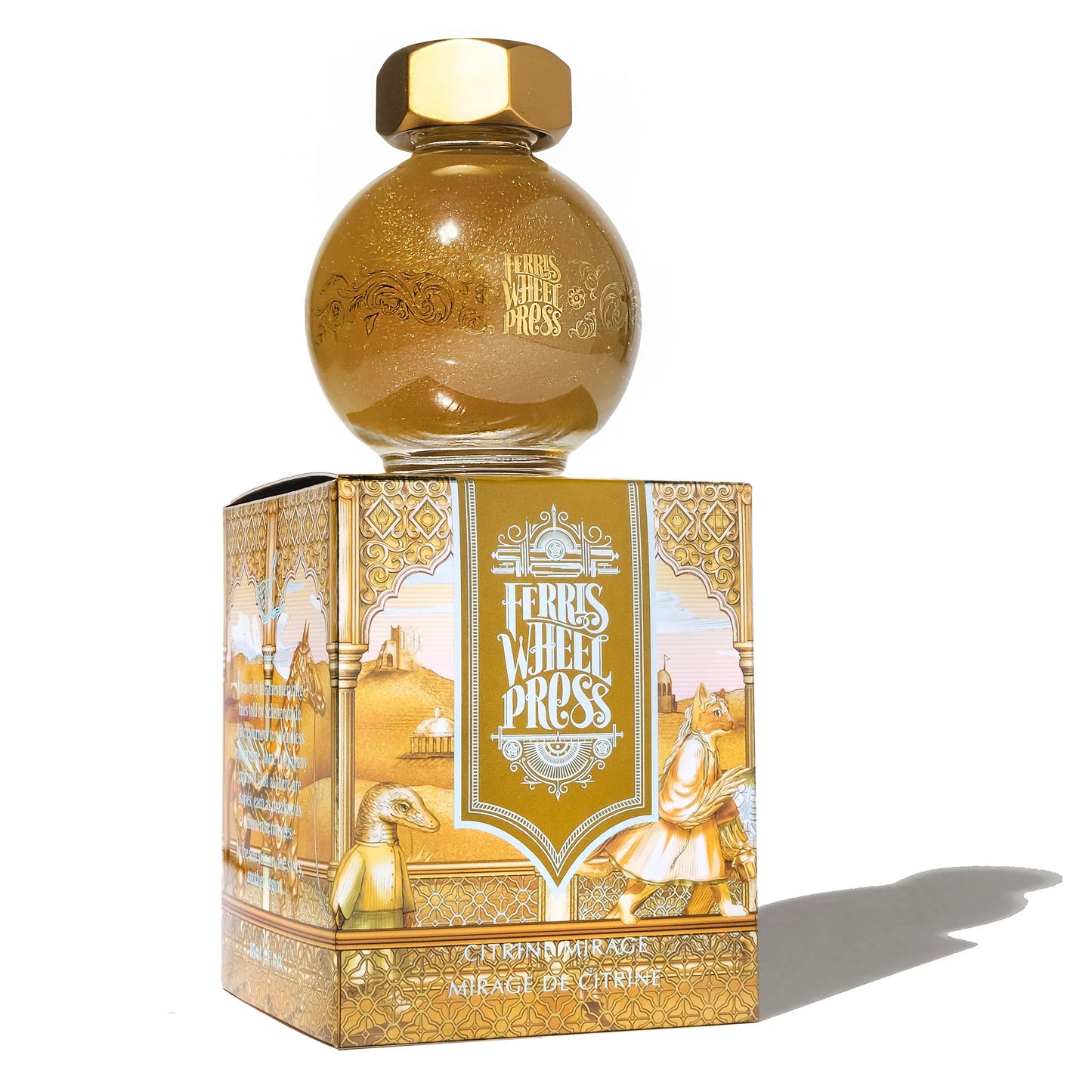 Ferris Wheel Citrine Mirage (20ml) Bottled Ink -  Ferritales Bestiary Collection