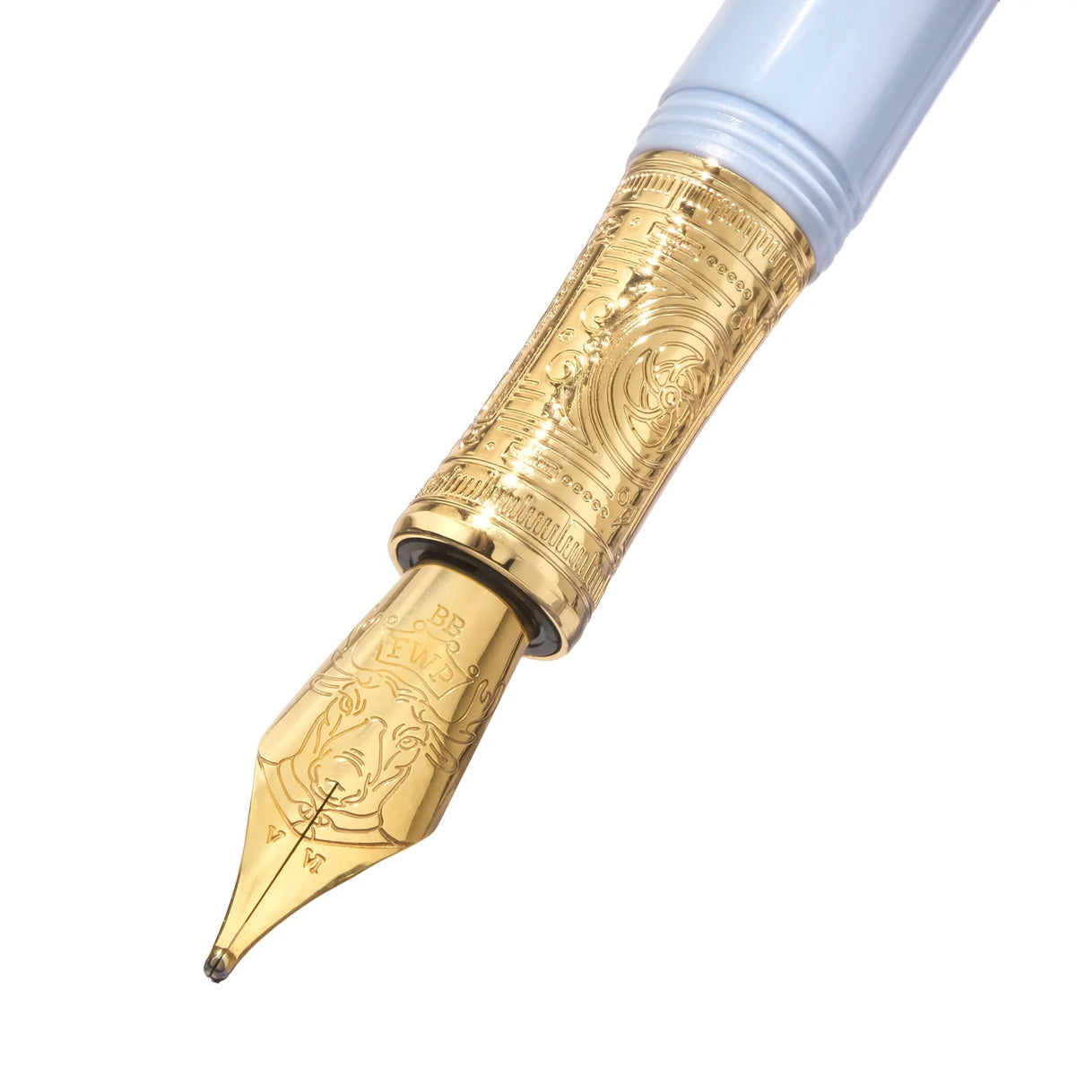 Ferris Wheel Press The Masque Resin Fountain Pen & Ink Set - Blue