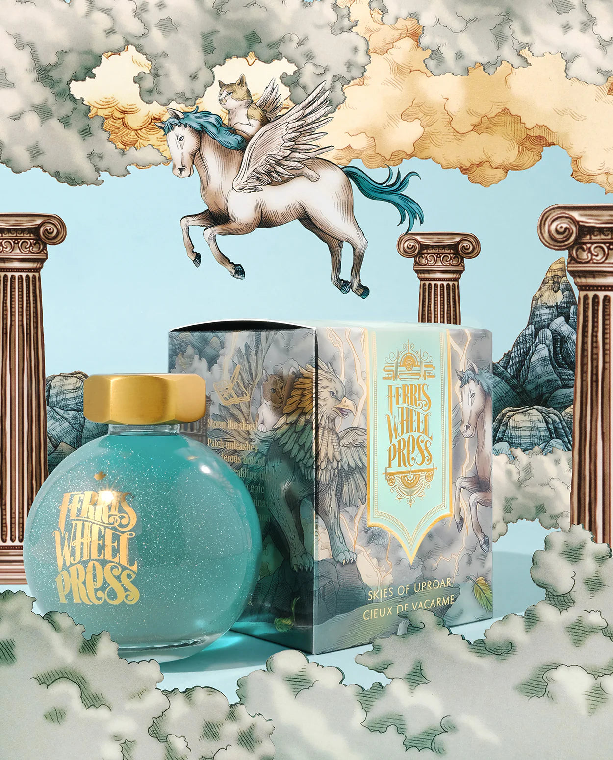 Ferris Wheel Press Skies of Uproar (20ml) Bottled Ink - Bestiary Collection