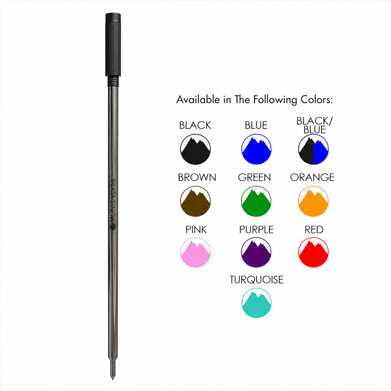 Cross Ballpoint Refills by Monteverde USA® - Blue/Black Medium (2 ea)