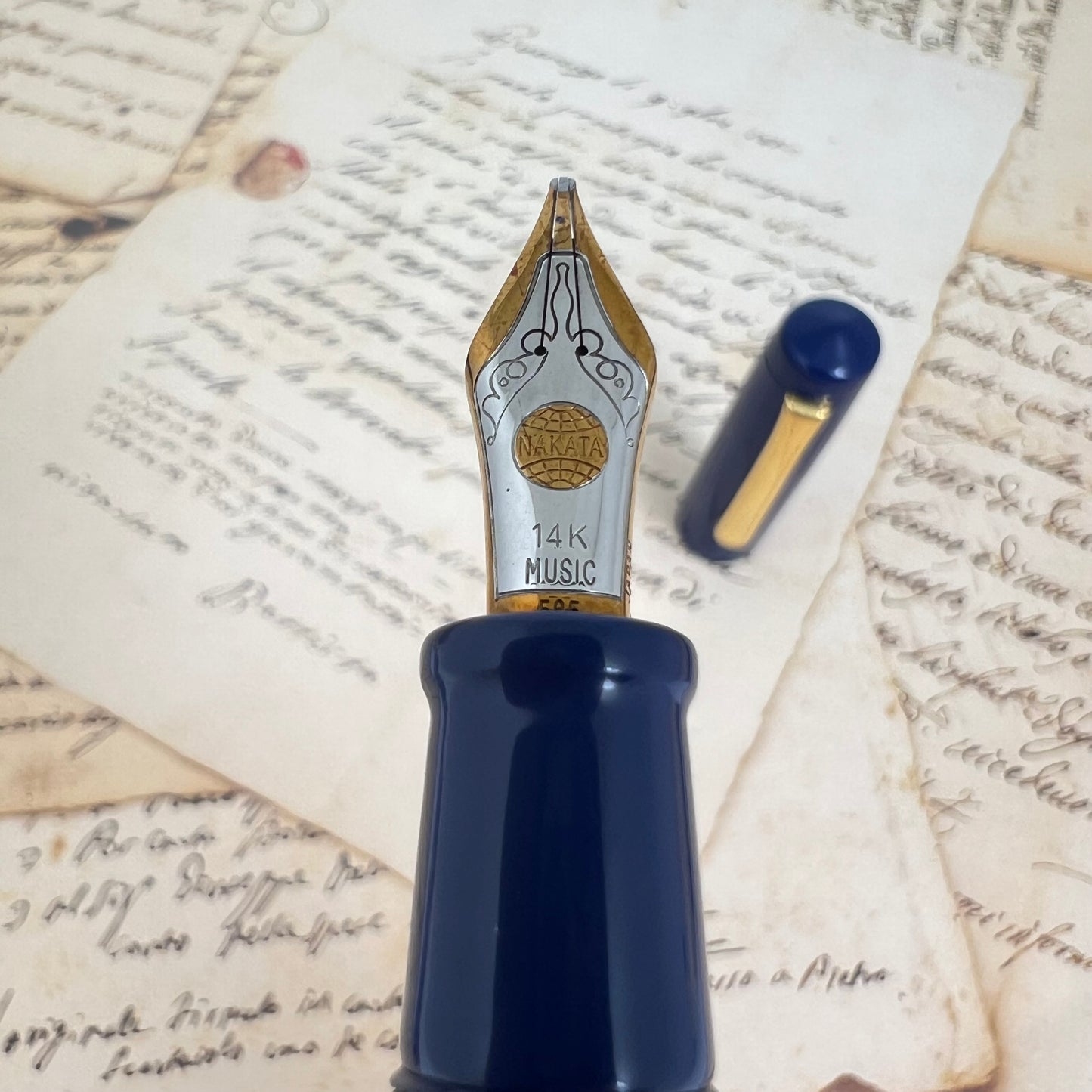 Pre-Owned Nakaya Piccolo Writer Fountain Pen 14K Music