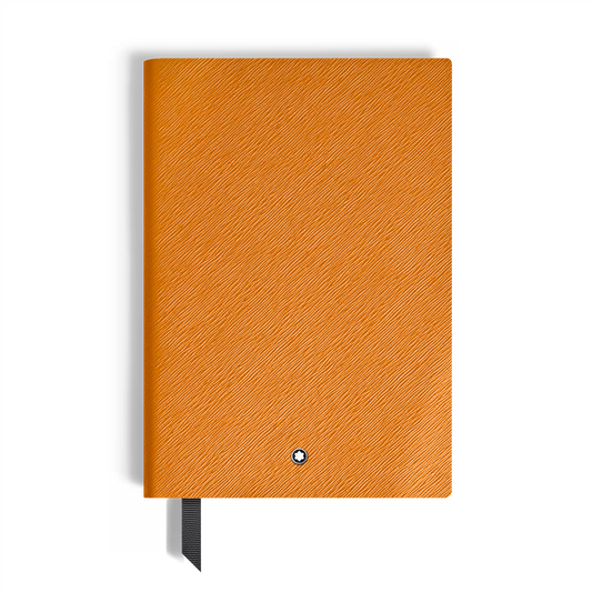 Montblanc Medium Sartorial Leather Notebook - Saffiano Saffron (Lined)