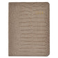 Graphic Image 2024 Desk Diary - Stone Crocodile Embossed Leather