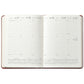 Graphic Image 2024 Desk Diary - Stone Crocodile Embossed Leather
