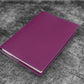 Galen Leather Slim A5 Notebook/Planner Cover - Purple