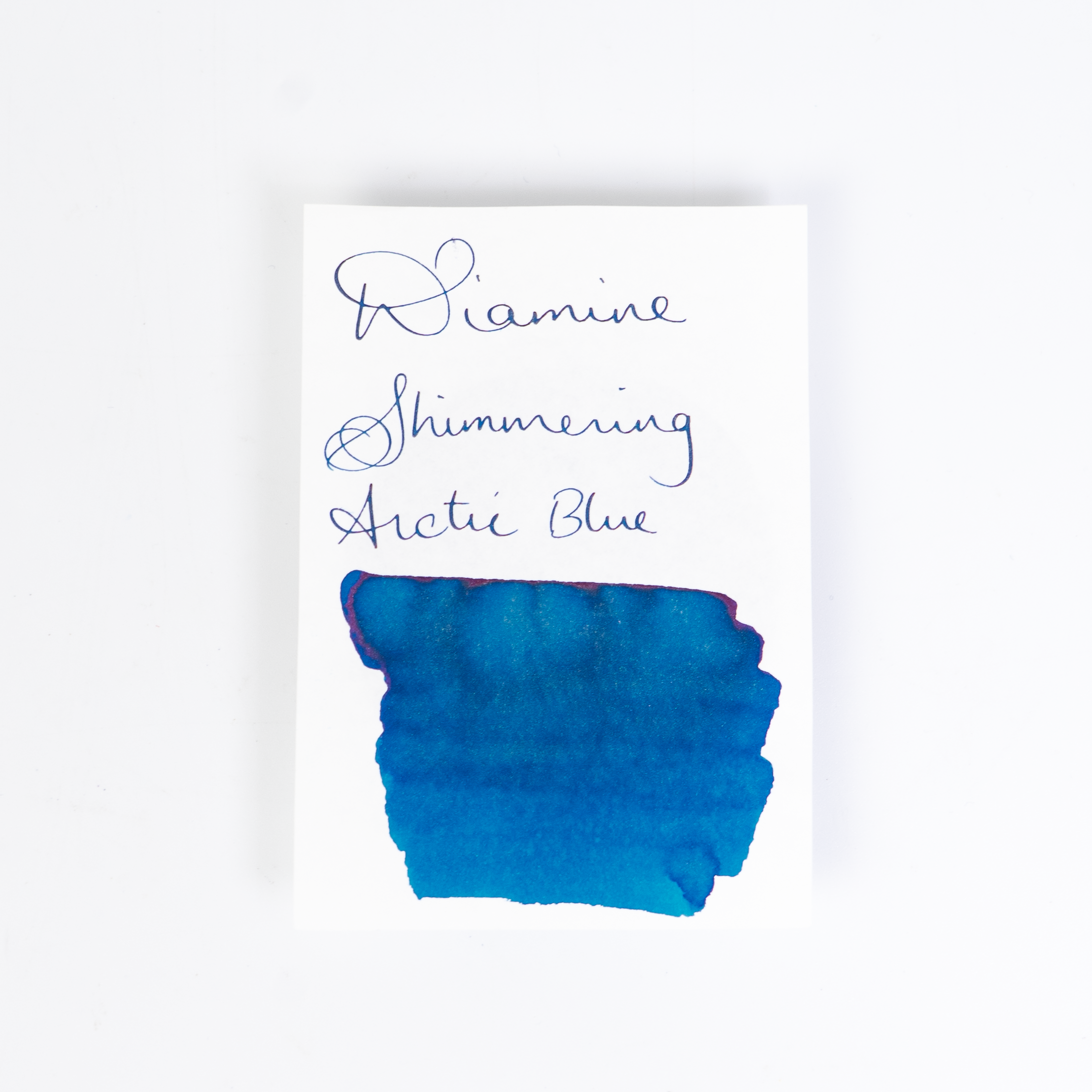 Diamine Arctic Blue (50ml) Bottled Ink (Shimmering Silver) – Dromgoole ...