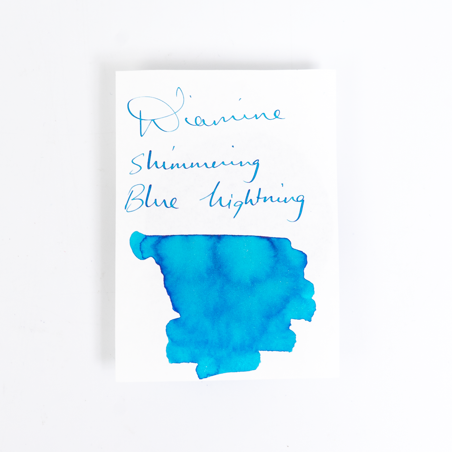 Diamine Blue Lightning (50ml) Bottled Ink (Shimmering Silver)
