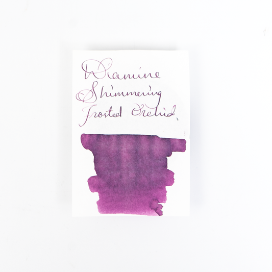 Diamine Frosted Orchid (50ml) Bottled Ink (Shimmering Silver)