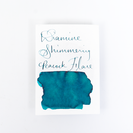 Diamine Peacock Flare (50ml) Bottled Ink (Shimmering Silver)