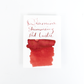 Diamine Red Lustre (50ml) Bottled Ink (Shimmering Gold)