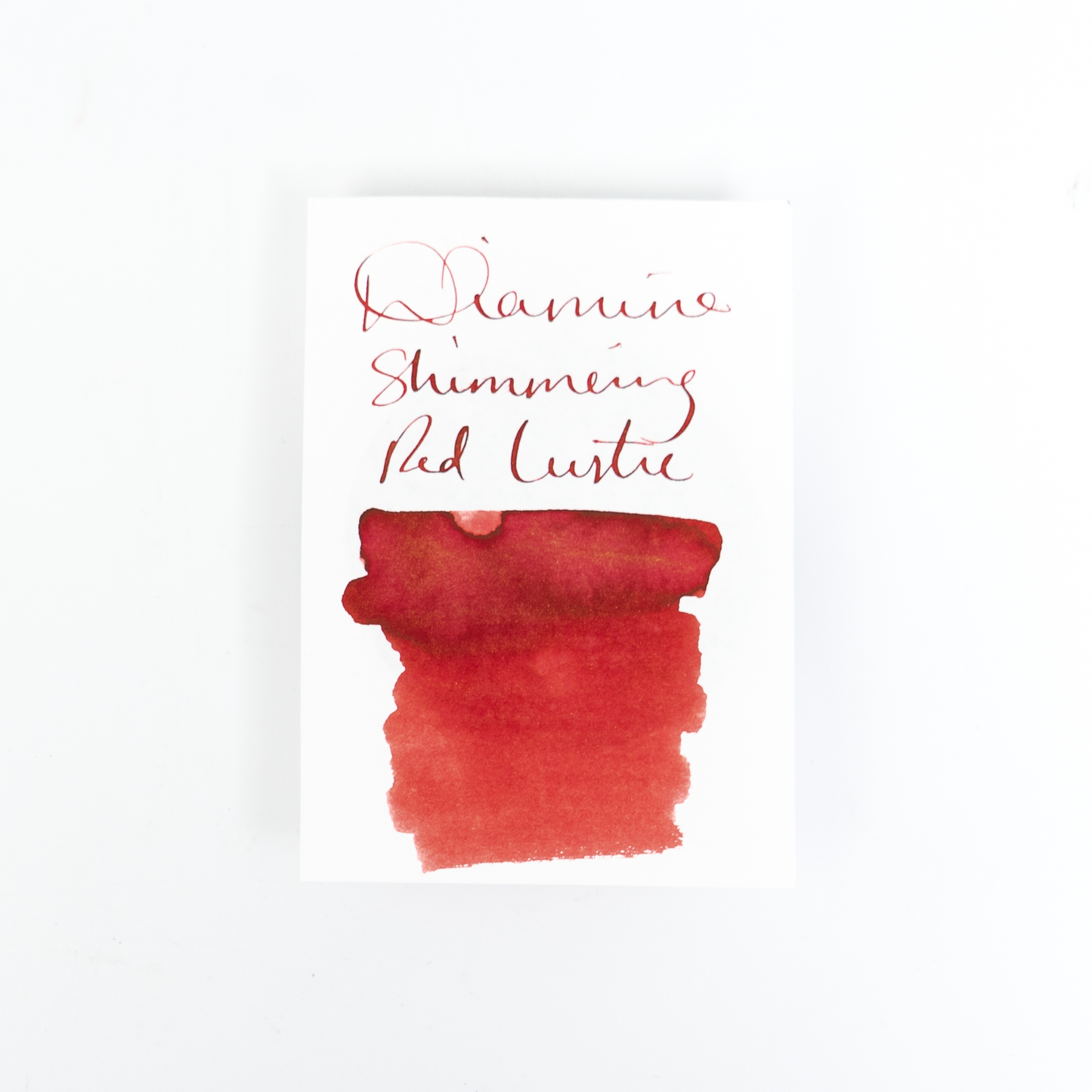 Diamine Red Lustre (50ml) Bottled Ink (Shimmering Gold)