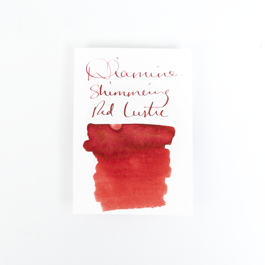 Diamine Red Lustre (50ml) Bottled Ink (Shimmering Gold)
