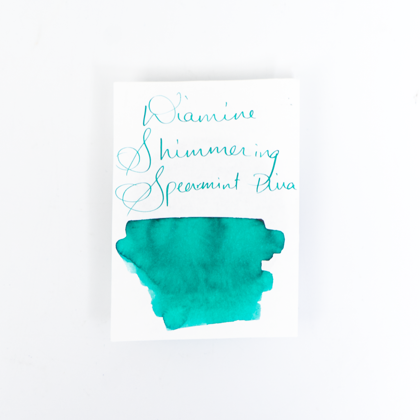 Diamine Spearmint Diva (50ml) Bottled Ink (Shimmering Silver)