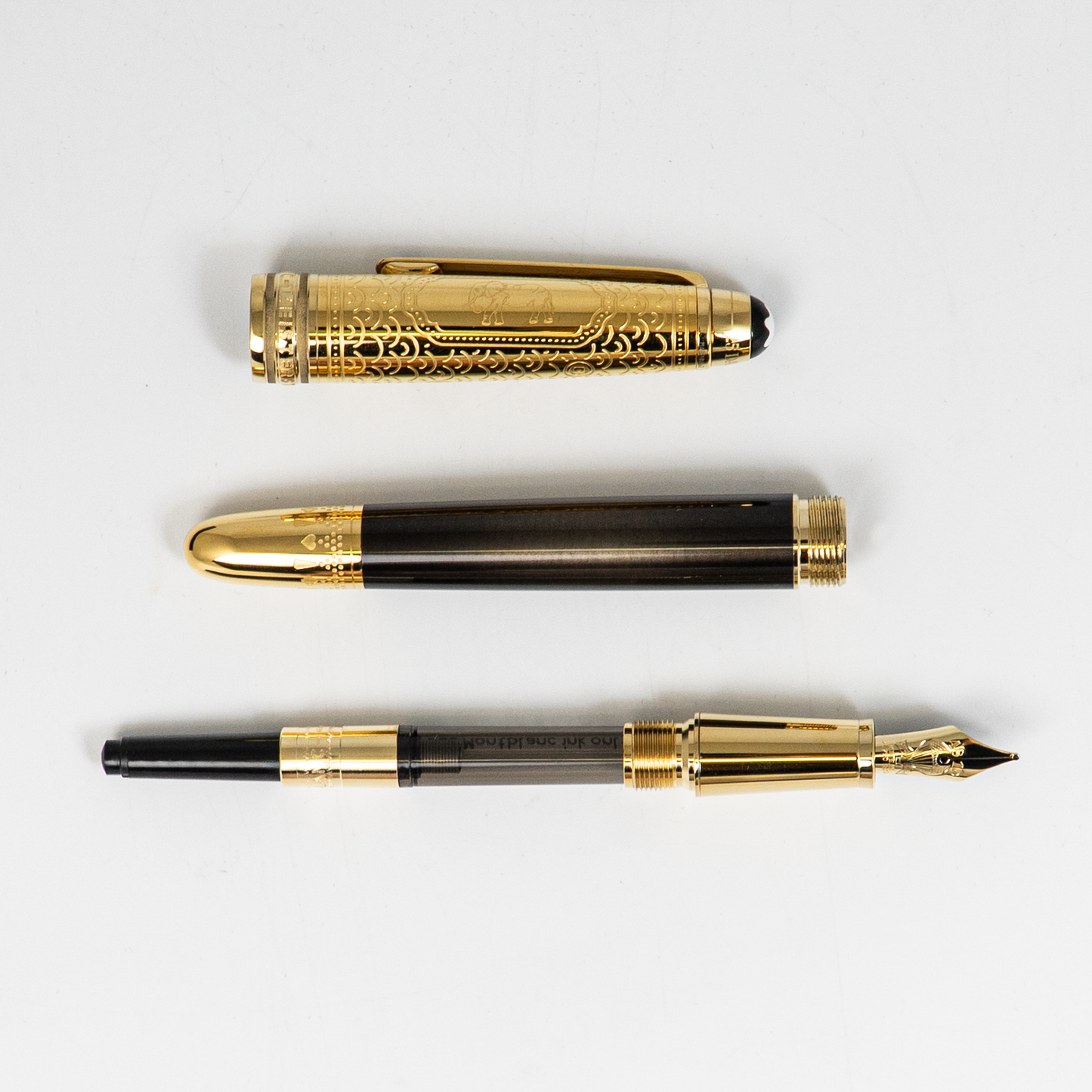 Pre-Owned Montblanc Meisterstück Doué Around the World in 80 Days Fountain Pen M