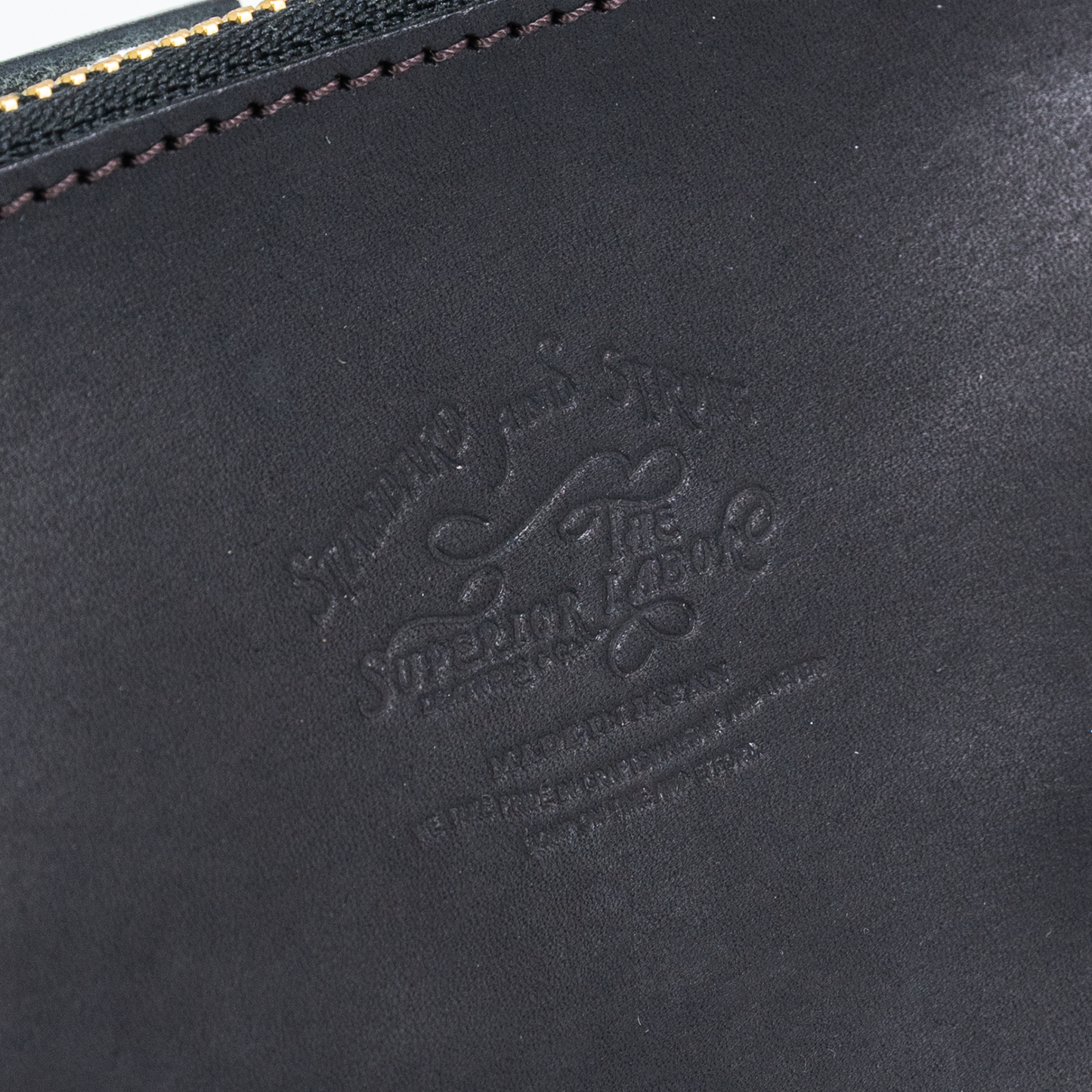The Superior Labor Leather Pen Case - Black