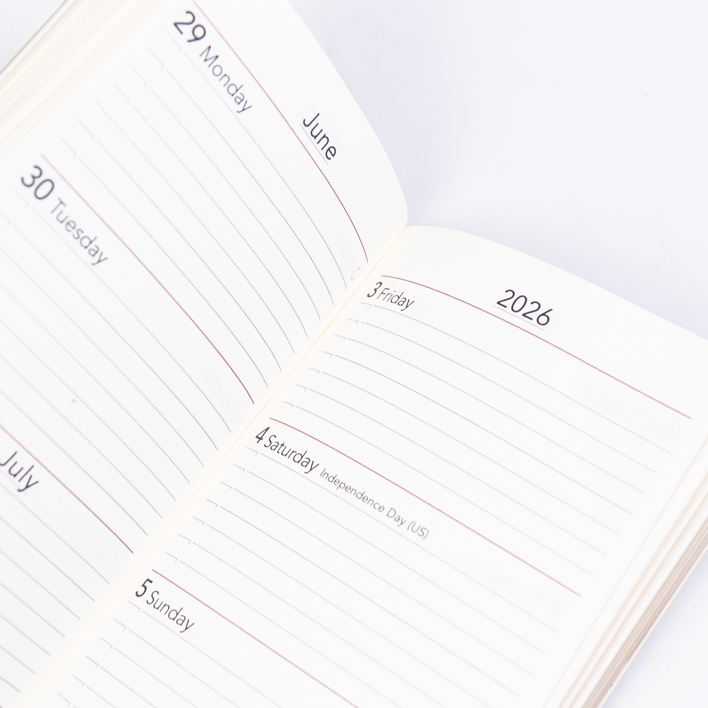 Scully 2026 1008A Pocket Weekly Refill (3.25" x 6" - Sewnbound)