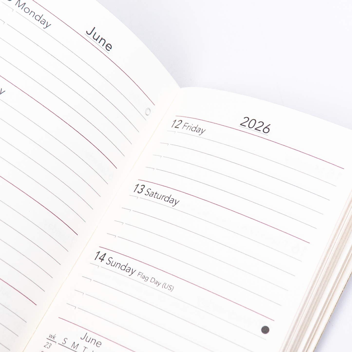 Scully 2026 1007A Weekly Refill (2.75 x 4 3/8 - Sewnbound)