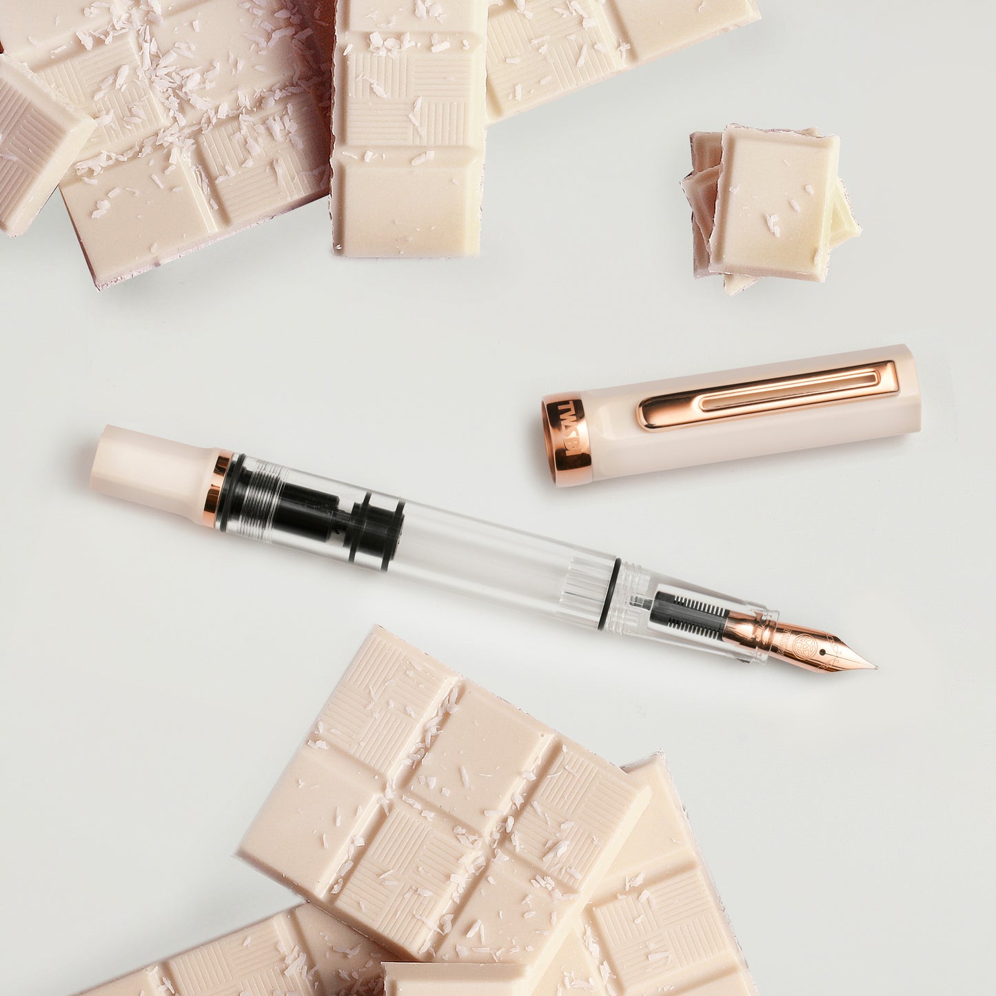 TWSBI ECO Fountain Pen - Cream Rose Gold