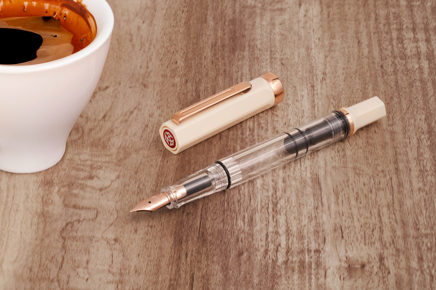 TWSBI ECO Fountain Pen - Cream Rose Gold