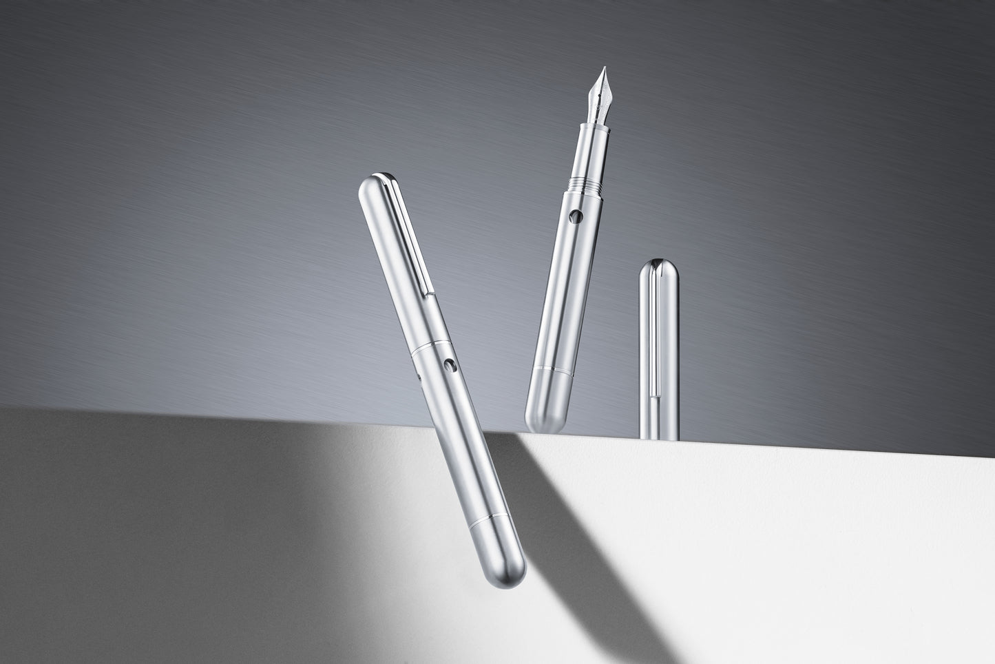 Nahvalur 365 Anniversary Fountain Pen - Plongeur Titanium (Limited Edition)