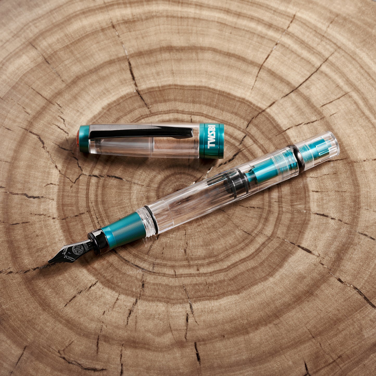 TWSBI Diamond 580 ALR Fountain Pen - Caribbean with Onyx