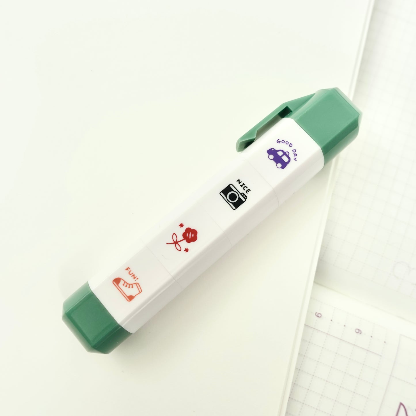 Eric Small Things x SANBY Self-Inking Schedule Icon Stamp - Enjoy