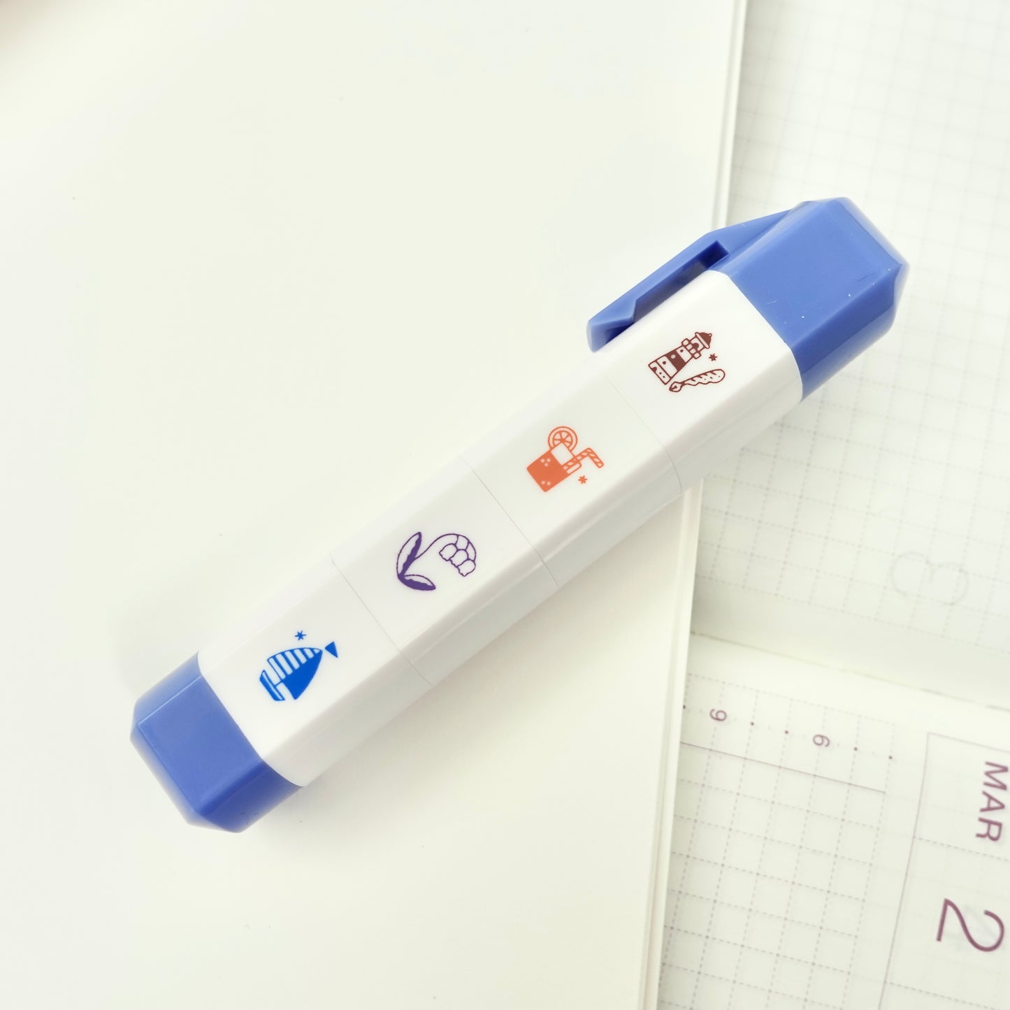 Eric Small Things x SANBY Self-Inking Schedule Icon Stamp - Relax