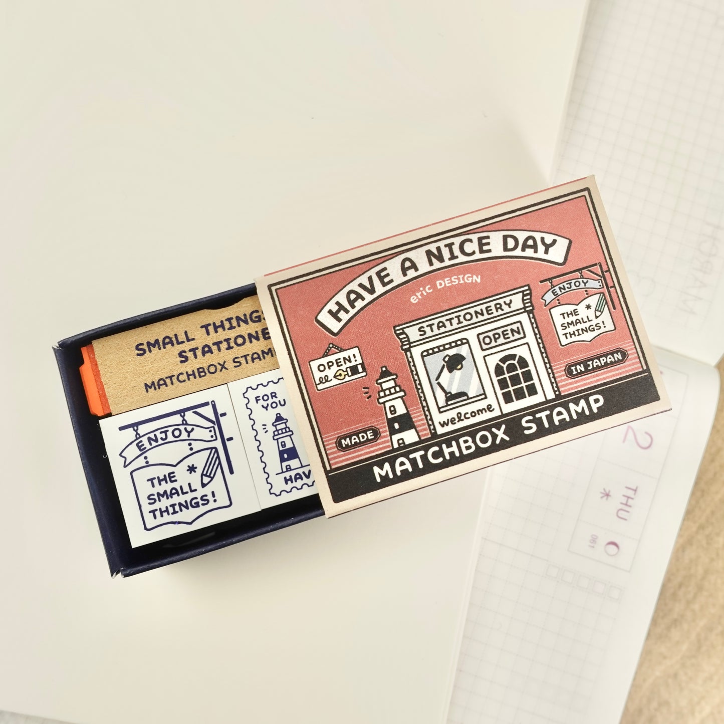 Eric Small Things x SANBY Matchbox Set Stamp - On My Desk