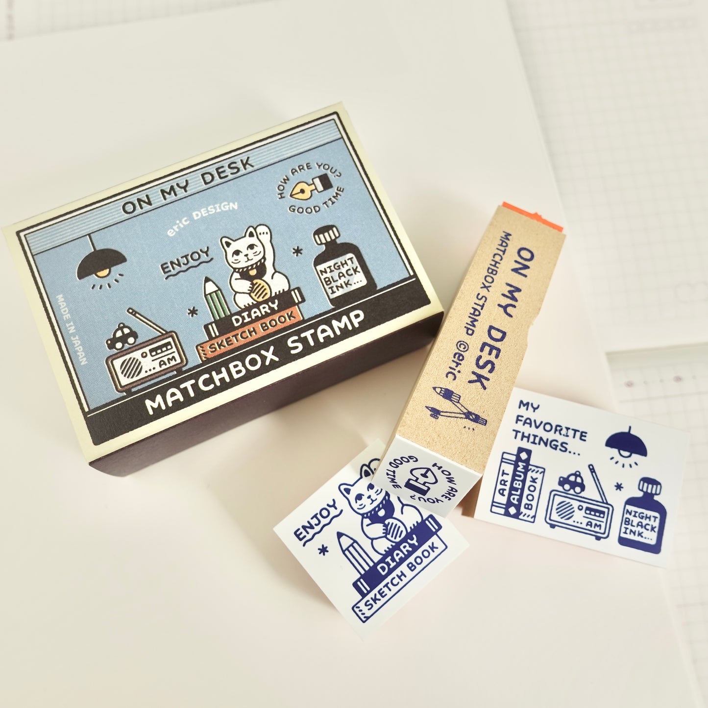 Eric Small Things x SANBY Matchbox Set Stamp - Stationery