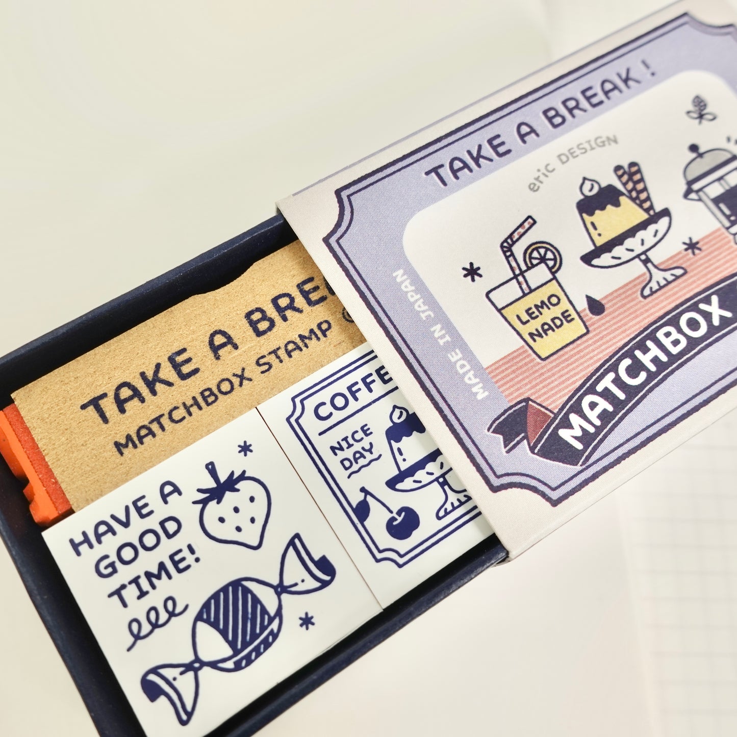 Eric Small Things x SANBY Matchbox Set Stamp - Cafe