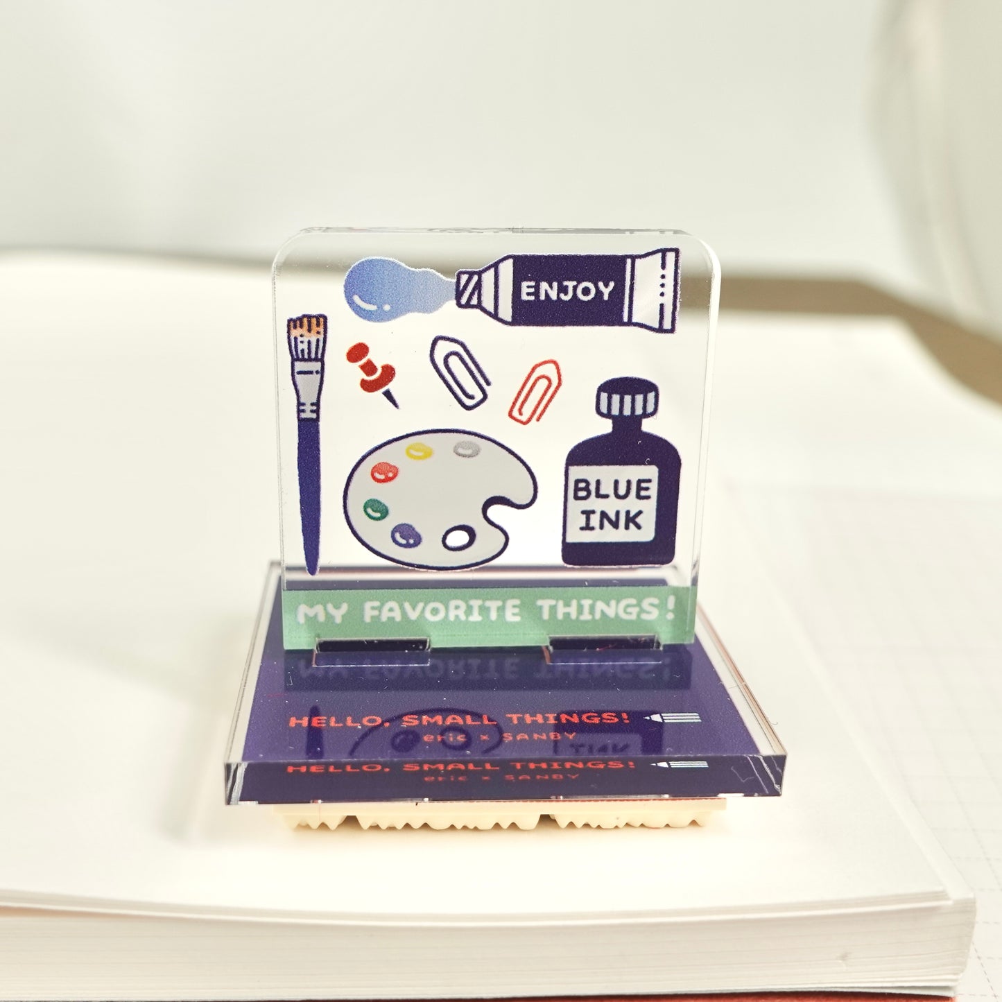 Eric Small Things x Sanby Acrylic Stand Stamp - Palette