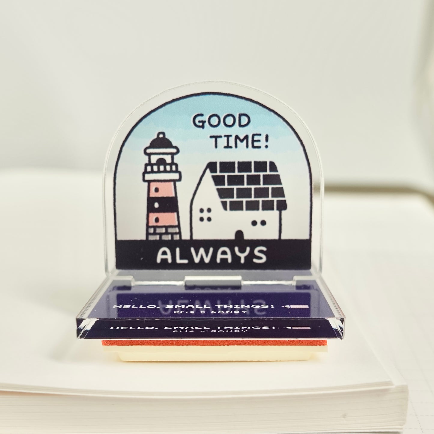 Eric Small Things x Sanby Acrylic Stand Stamp - Snowglobe