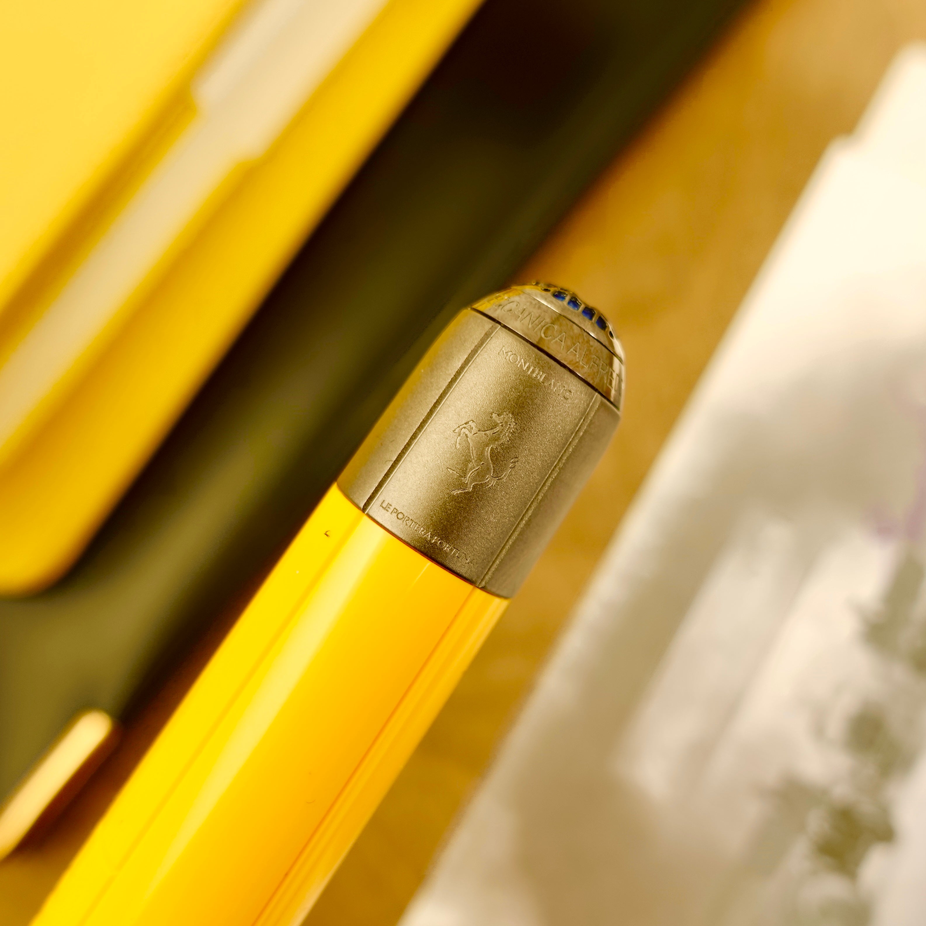 Montblanc Enzo Ferrari Yellow Fountain Pen (Great Characters