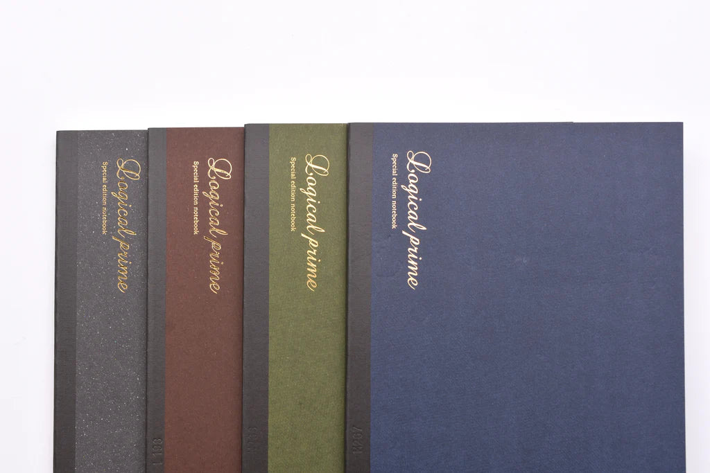 Nakabayashi Logical Prime A5 Ruled (7mm) Thread Binding Notebook - Green