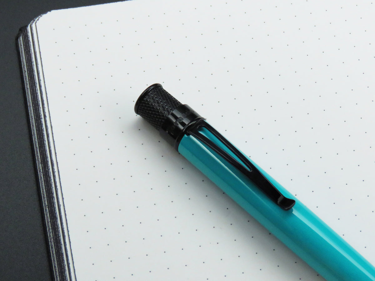 Retro 51 Tornado Stealth Lacquer Rollerball - Deep Aqua