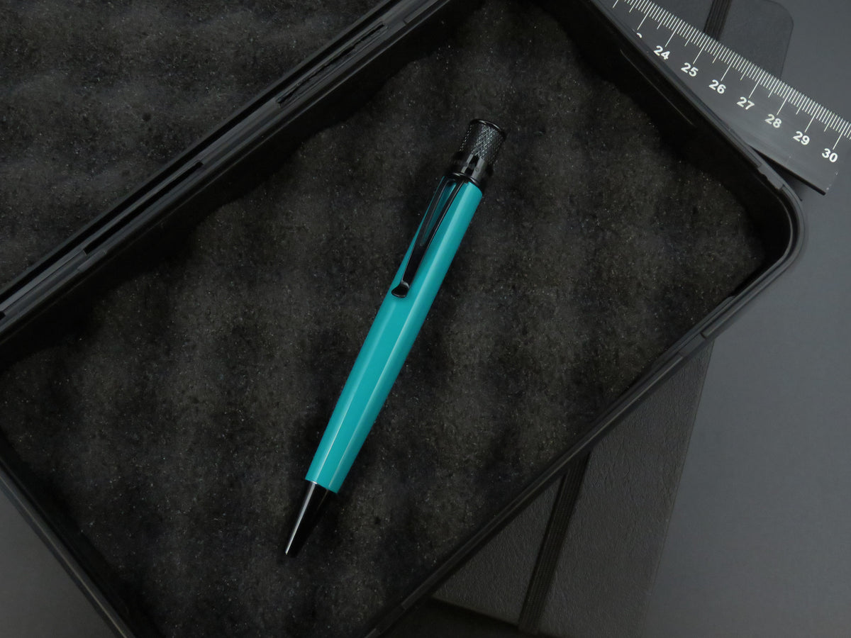 Retro 51 Tornado Stealth Lacquer Rollerball - Deep Aqua