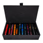 Delta 12 Slot Pen Storage Box - Black