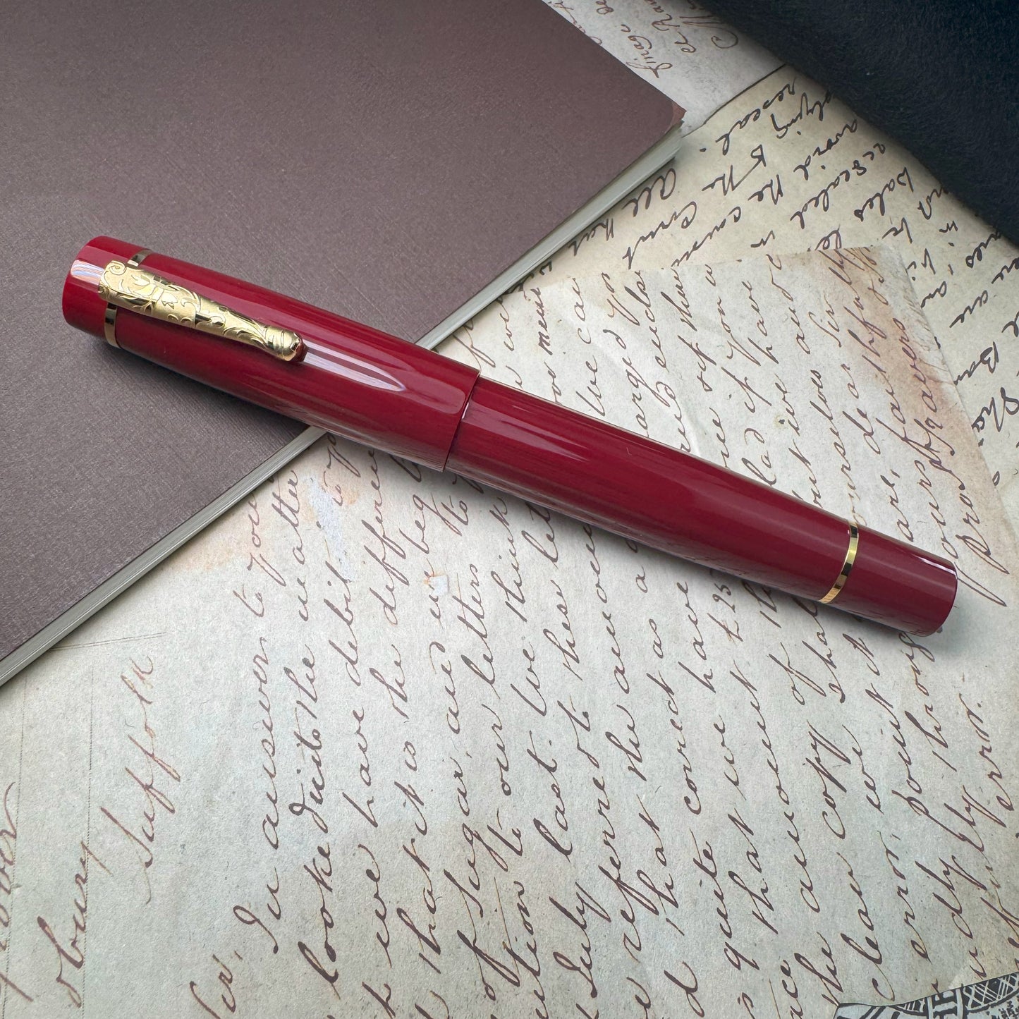 Delta Bio+16 Fountain Pen - Corallo (14Kt Gold - #6 Nib)