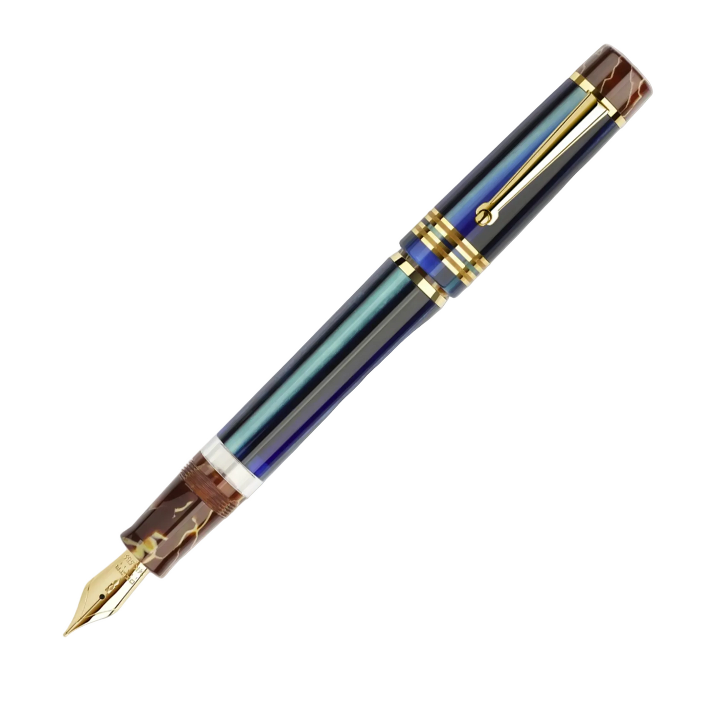 Delta Four Rings Collection 14K Fountain Pen - Lago di Como (Limited Edition)