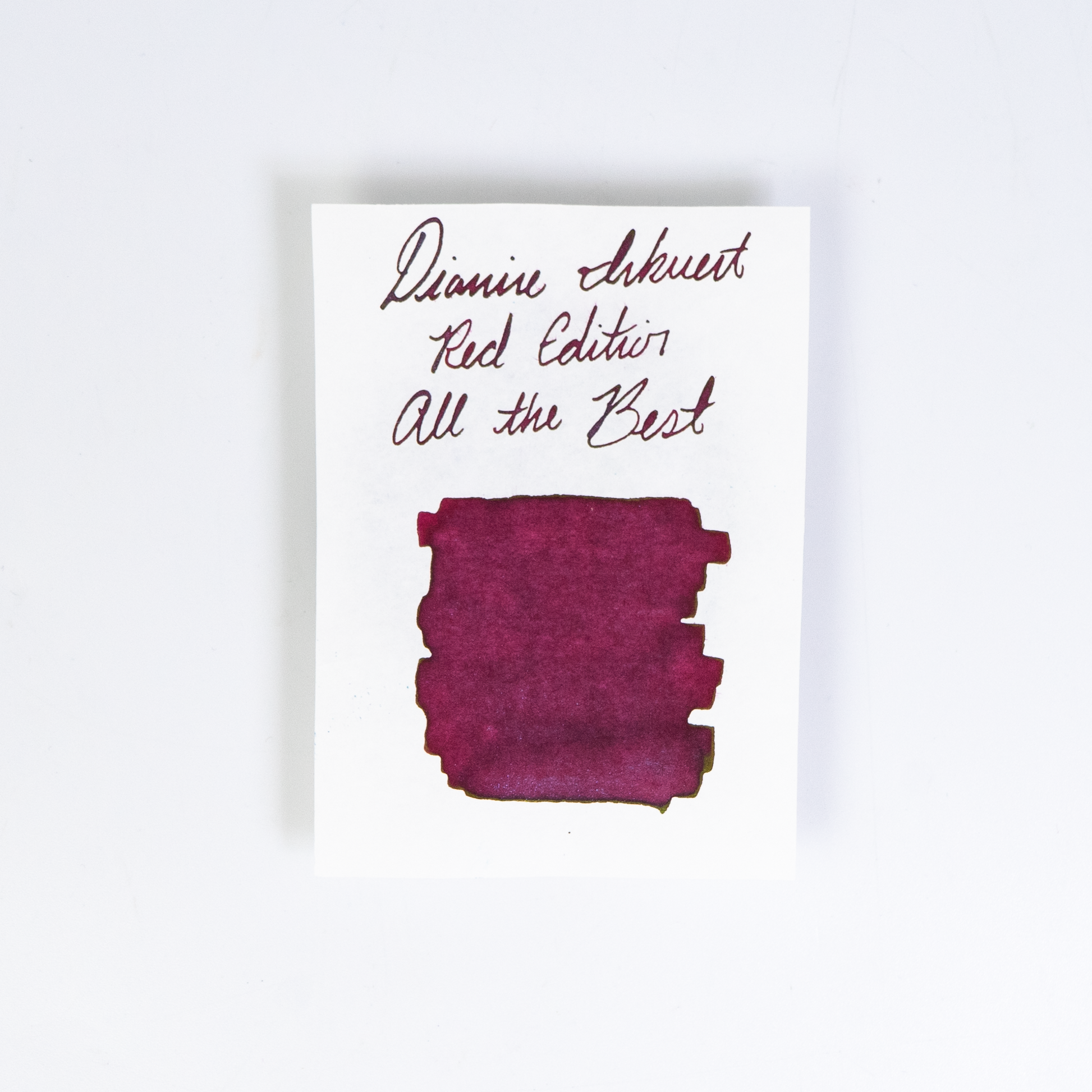 Diamine All the Best (50ml) Bottled Ink (Shimmering/Sheening) Red Ed
