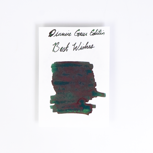 Diamine Best Wishes (50ml) Bottled Ink (Chameleon/Sheen) - Green Edition