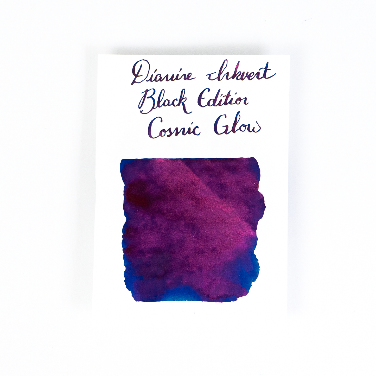 Diamine Cosmic Glow (50ml) Bottled Ink (Extreme Sheen) - Black Edition