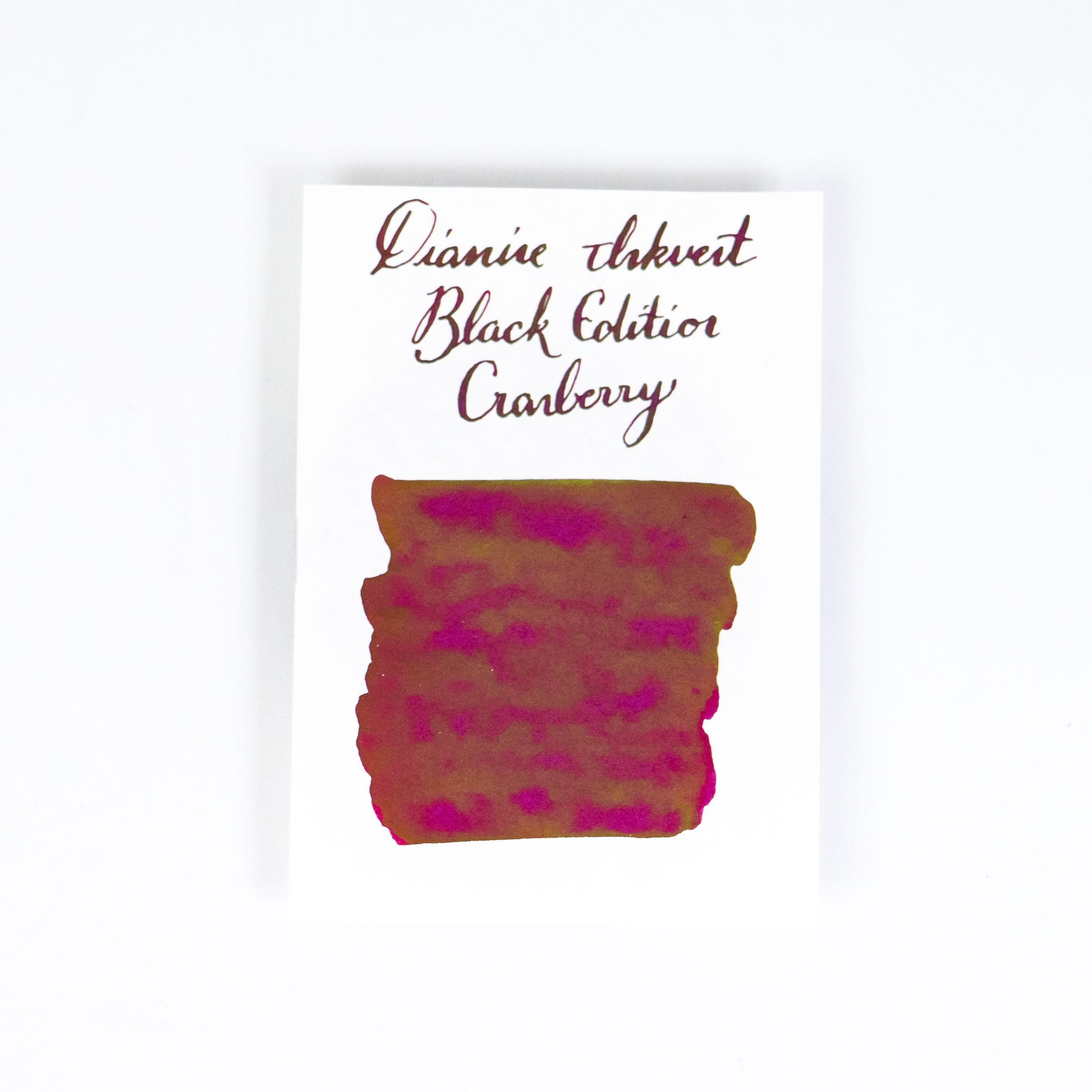 Diamine Cranberry (50ml) Bottled Ink (Standard) - Black Edition ...