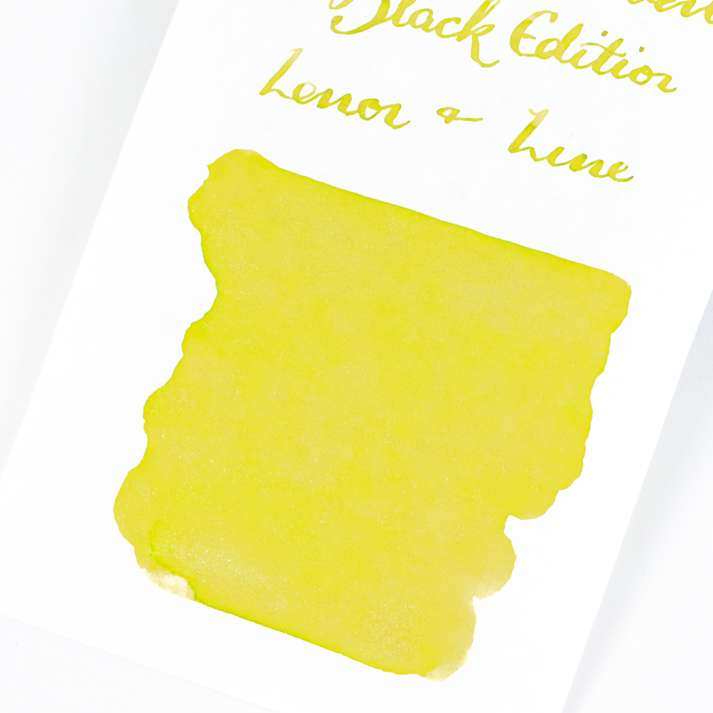 Diamine Lemon & Lime (50ml) Bottled Ink (Chameleon) - Black Edition