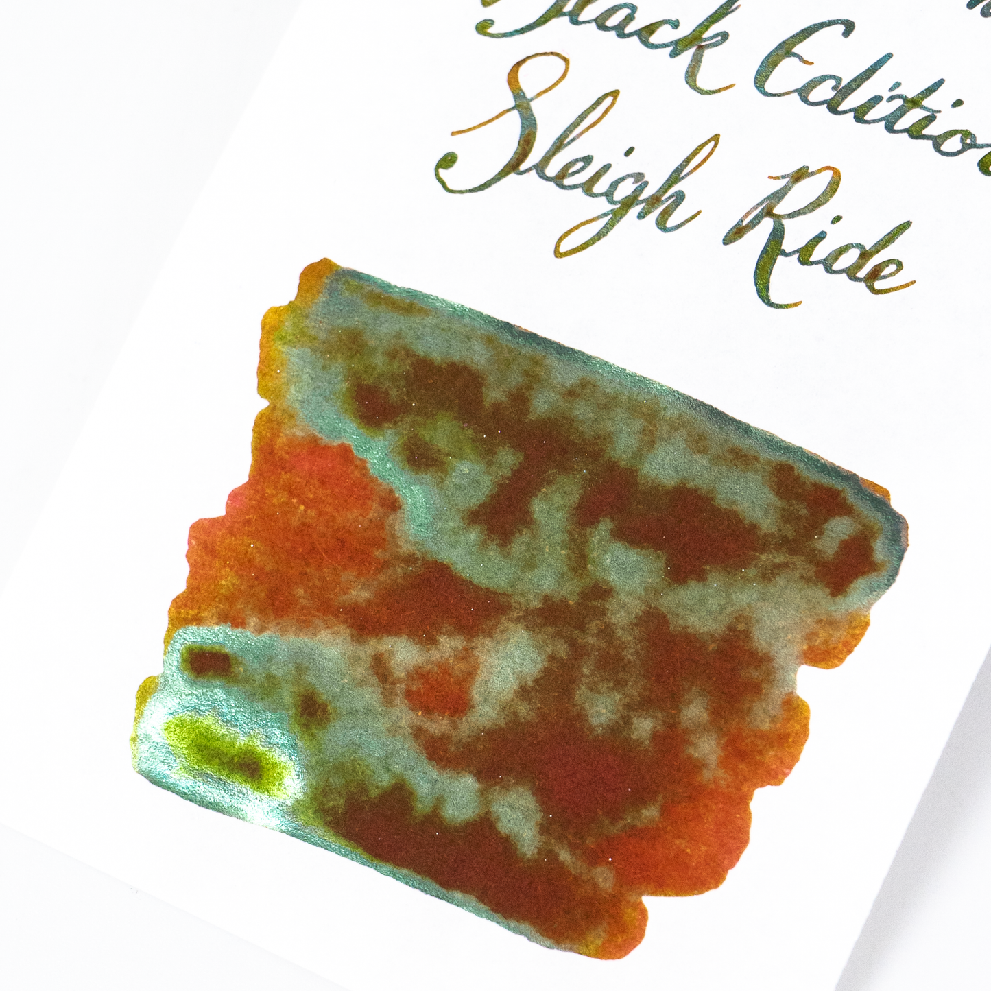 Diamine Sleigh Ride (50ml) Bottled Ink (Extreme Sheen) - Black Edition