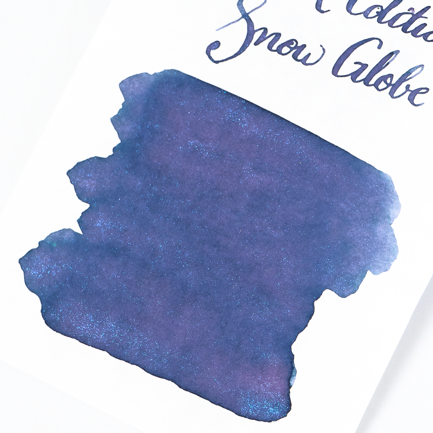 Diamine Snow Globe (50ml) Bottled Ink (Shimmer) - Black Edition
