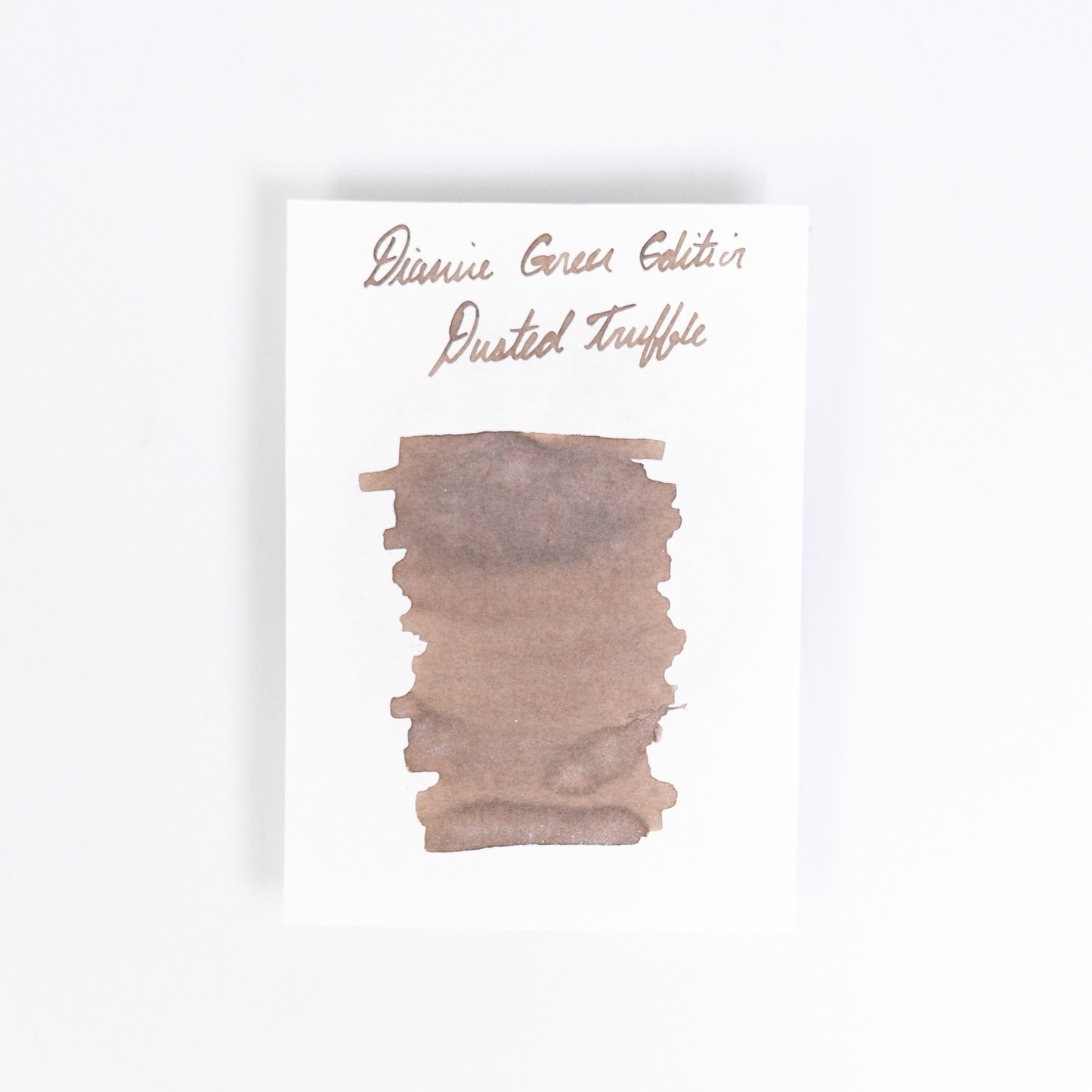 Diamine Dusted Truffle (50ml) Bottled Ink (Shimmer) - Green Edition