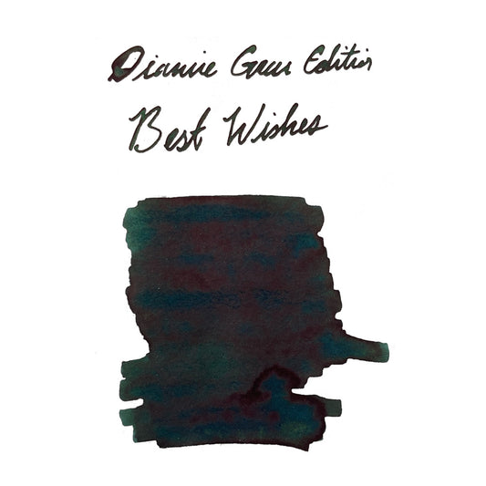 Diamine Best Wishes (50ml) Bottled Ink (Chameleon/Sheen) - Green Edition