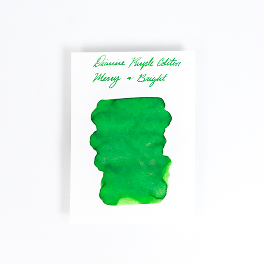 Diamine Merry & Bright (50ml) Bottled Ink (Shimmer) - Purple Edition