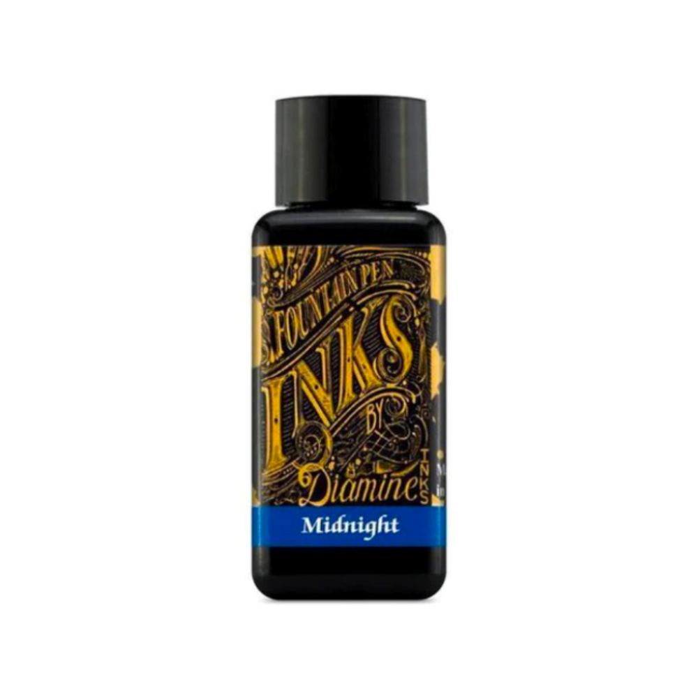 Diamine Midnight (30ml) Bottled Ink